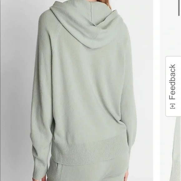 NWT Express Solid Cashmere Hoodie Medium - Picture 3 of 5